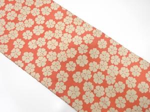 アンティーク　花模様名古屋帯（着用可）